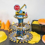 Construction-Theme-Disposable-Tableware-Excavator-Vehicle-Birthday-Party-Decor-Kids-Boy-Bulldozer-Tractor-Truck-Party-Supplies