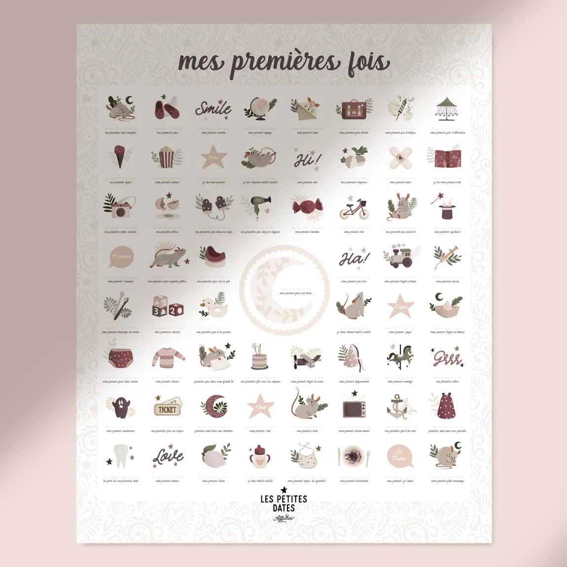 Affiches En t'attendant + Mes premières fois Les petites dates