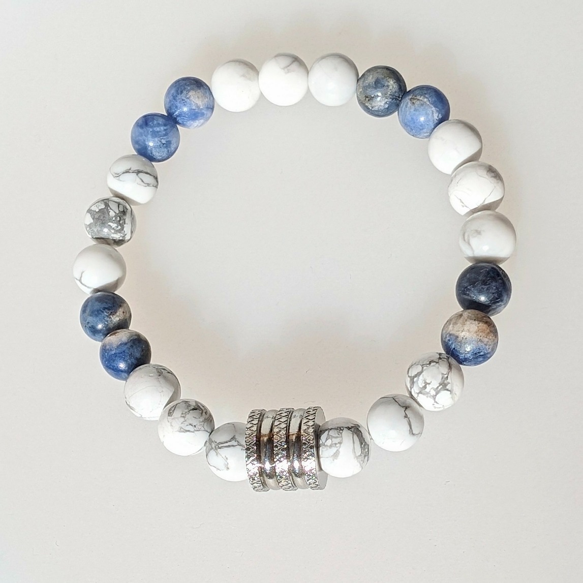 Bracelet en perles de pierres naturelles Azul