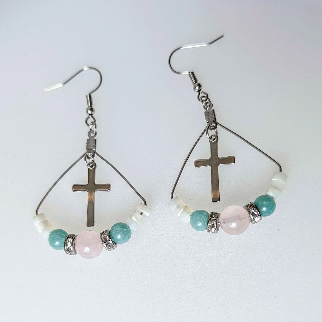 Boucles d\'oreilles argentées Jeanie