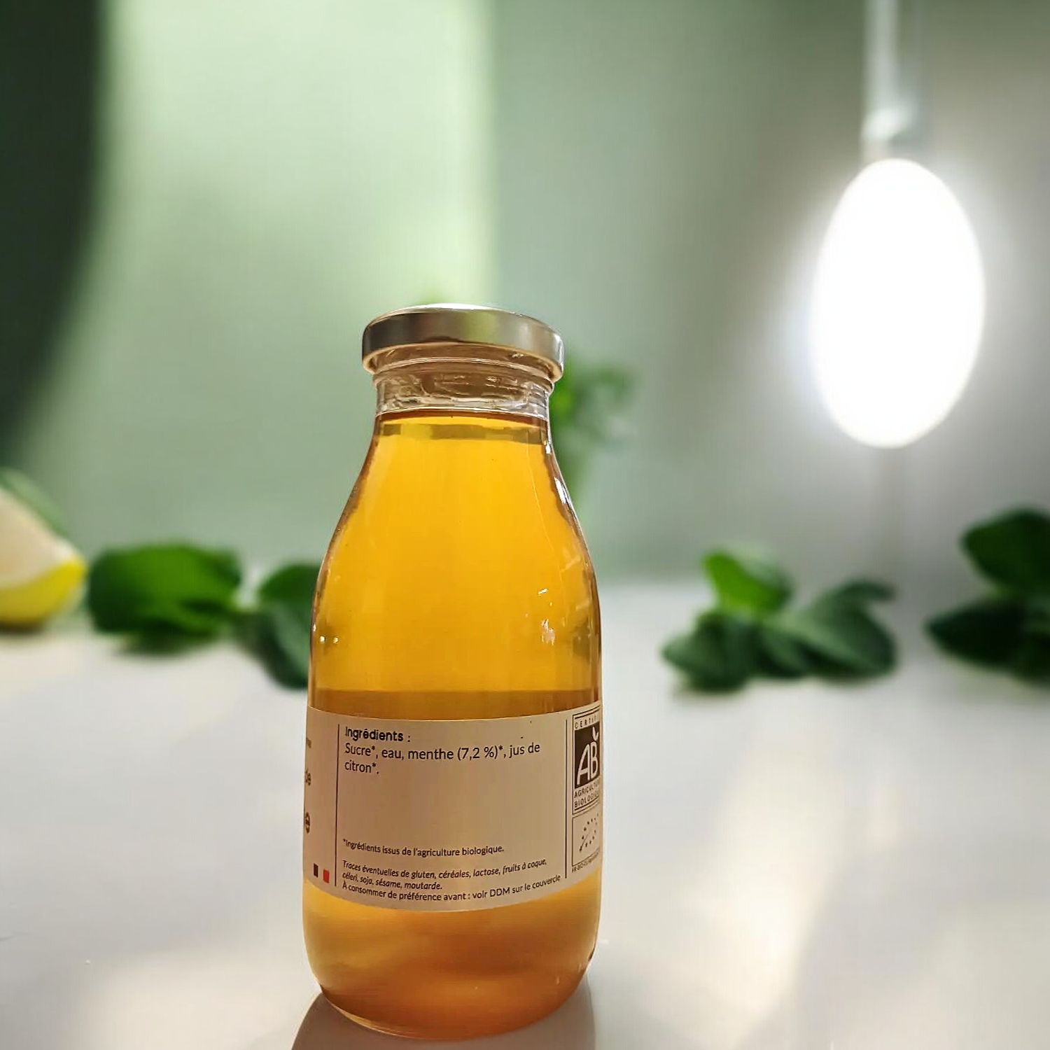 Sirop Bio de Menthe 330g - La Jovinienne 2