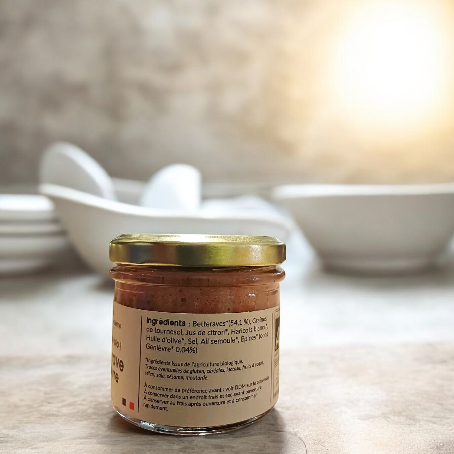 Tartinade Bio de Betterave-Genièvre 110g - La Jovinienne 2
