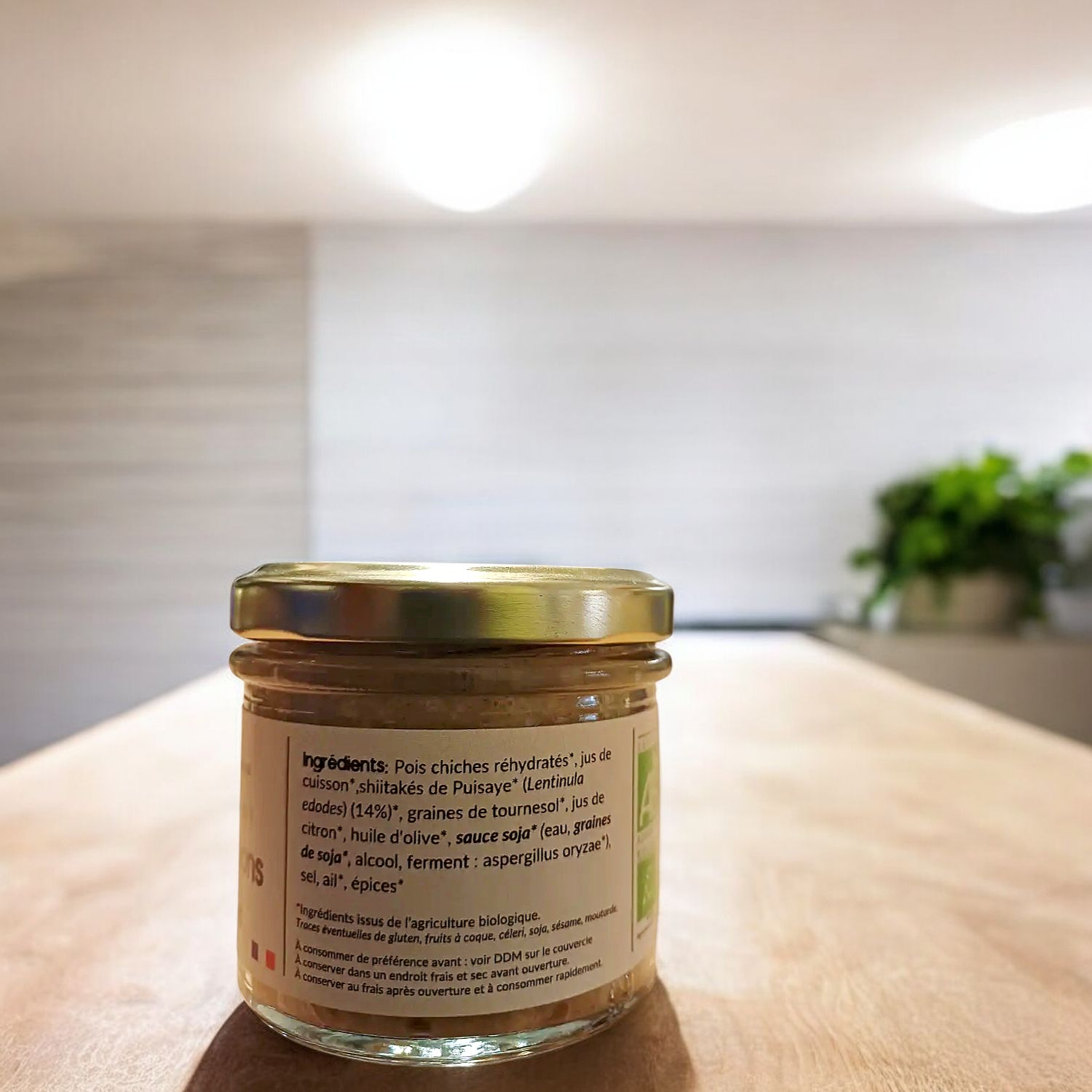 Tartinade Bio de Champignons Shiitakés 110g - La Jovinienne 1