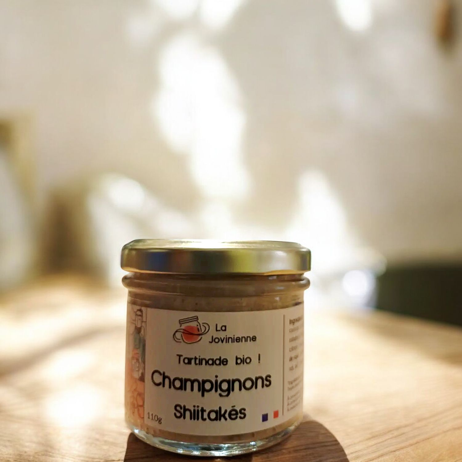 Tartinade Bio de Champignons Shiitakés 110g - La Jovinienne