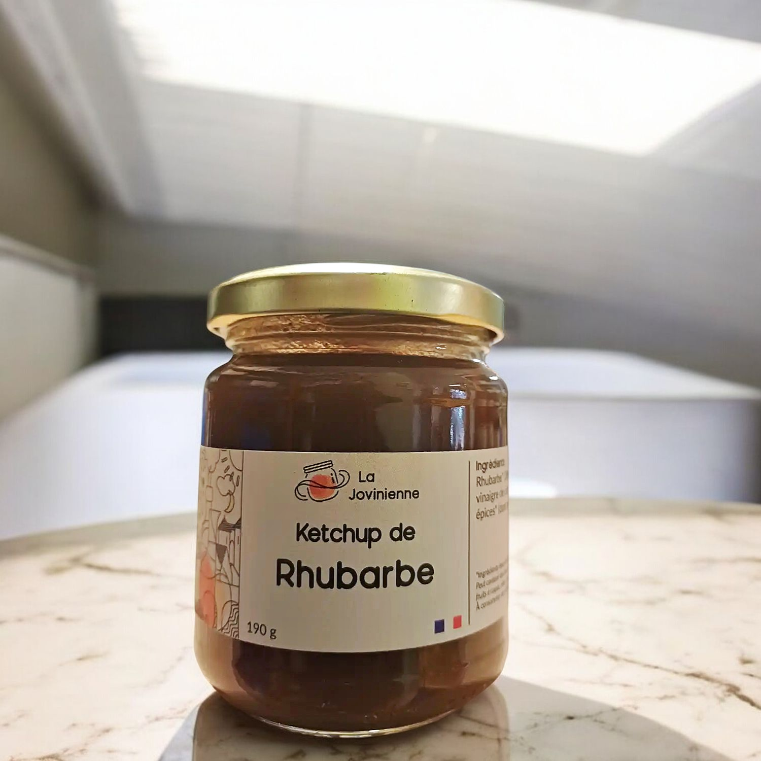 Ketchup de Rhubarbe 190g - La Jovinienne