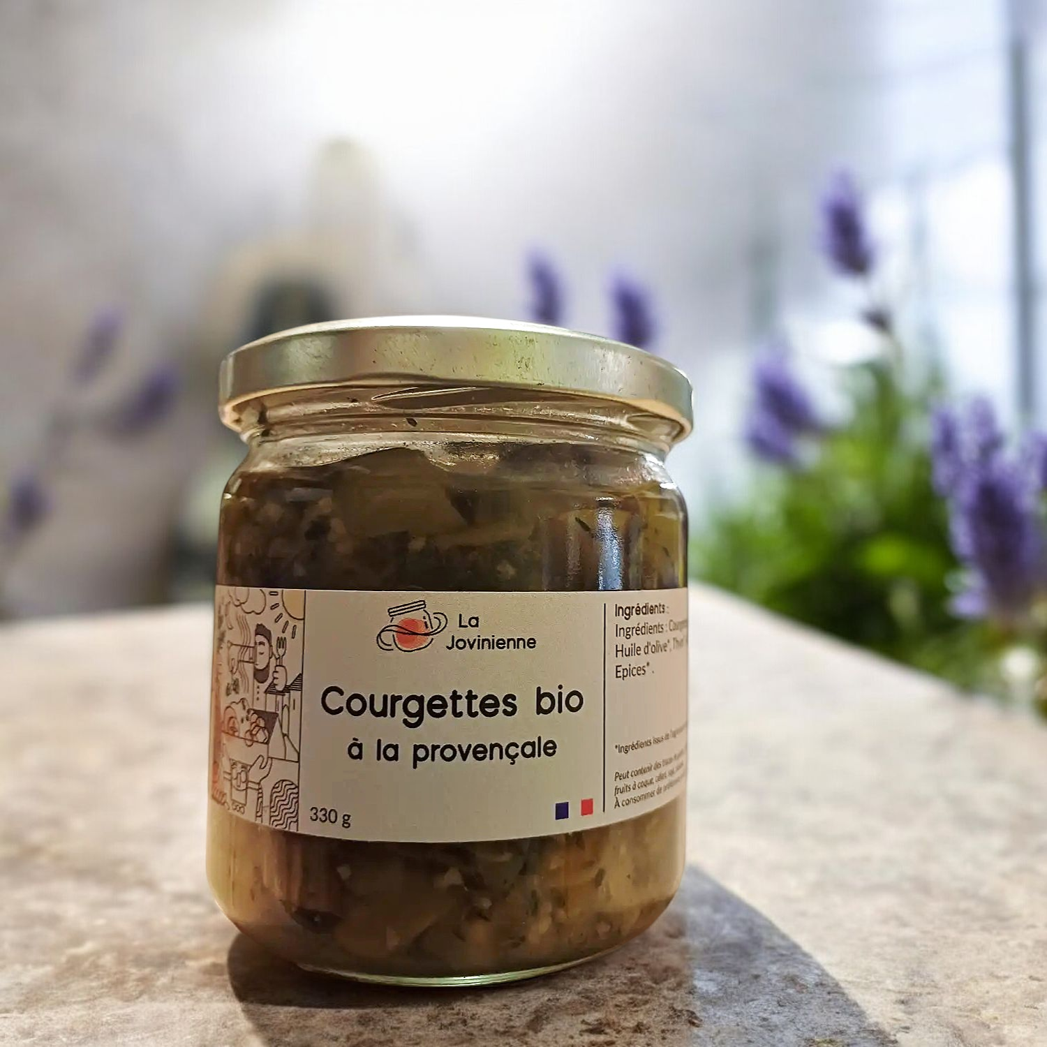 Courgettes Bio à la Provençale 330g - La Jovinienne