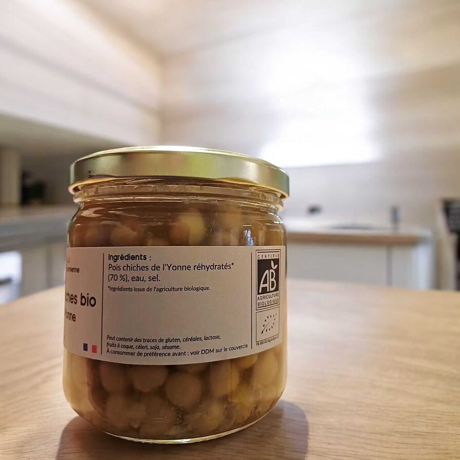 Pois Chiches Bio de lYonne 350g - La Jovinienne 1