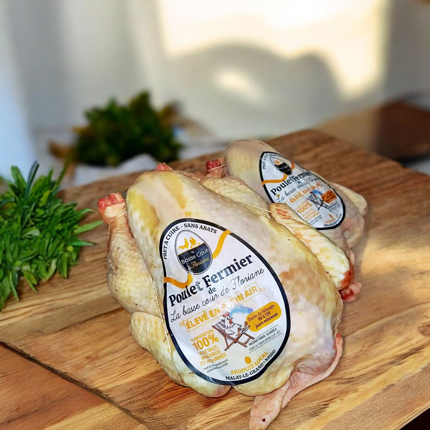 Poulet Fermier  12,35 €/kg - La Basse-Cour de Floriane 2