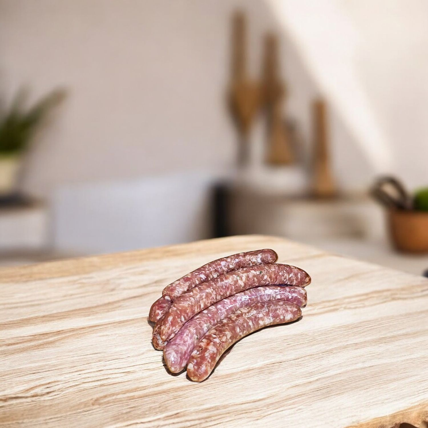 Saucisses de Poulet Nature 25.70 €/kg - La Basse-Cour de Floriane