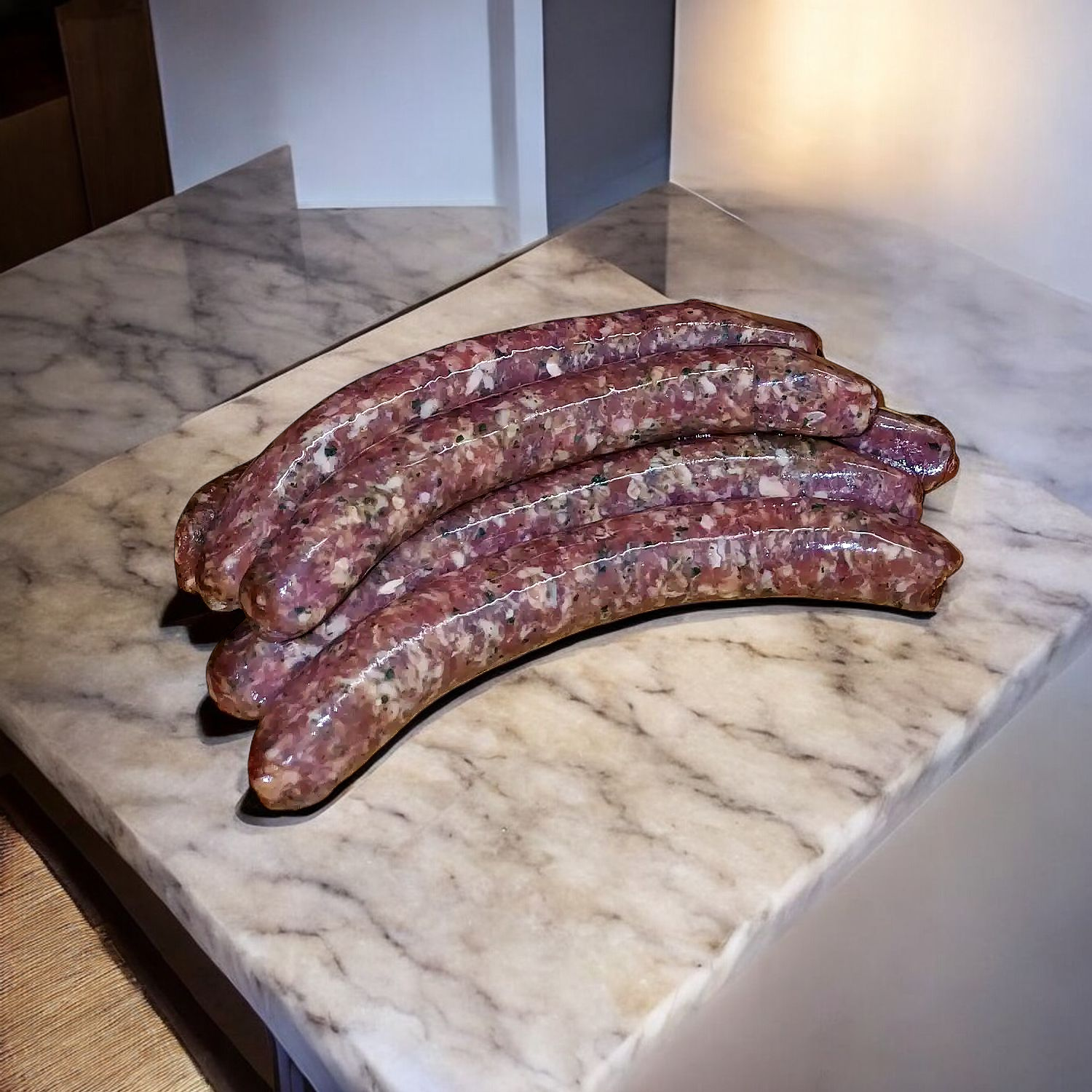 Saucisses de Poulet Piquantes 25.70 €/kg - La Basse-Cour de Floriane