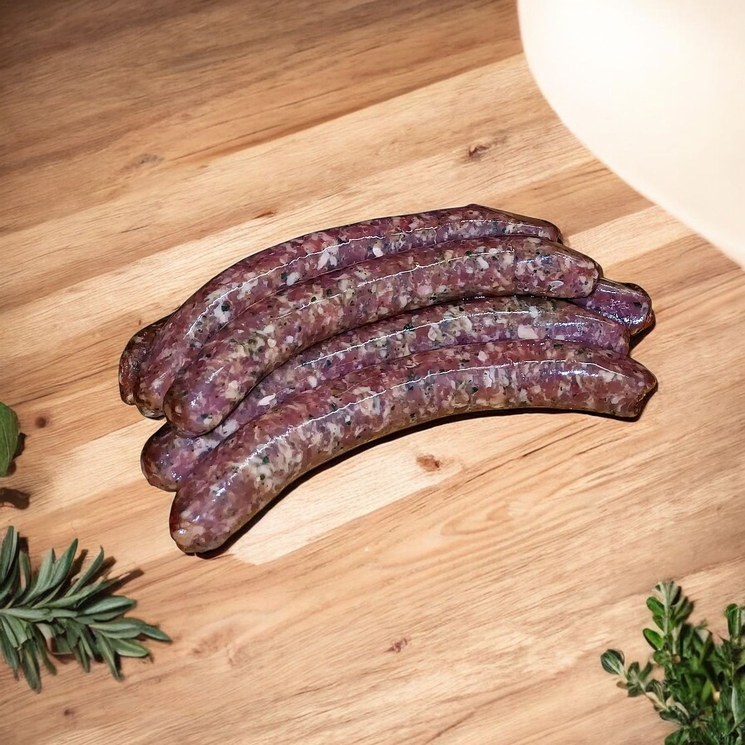 Saucisses de Poulet aux Herbes 25.70 €/kg - La Basse-Cour de Floriane