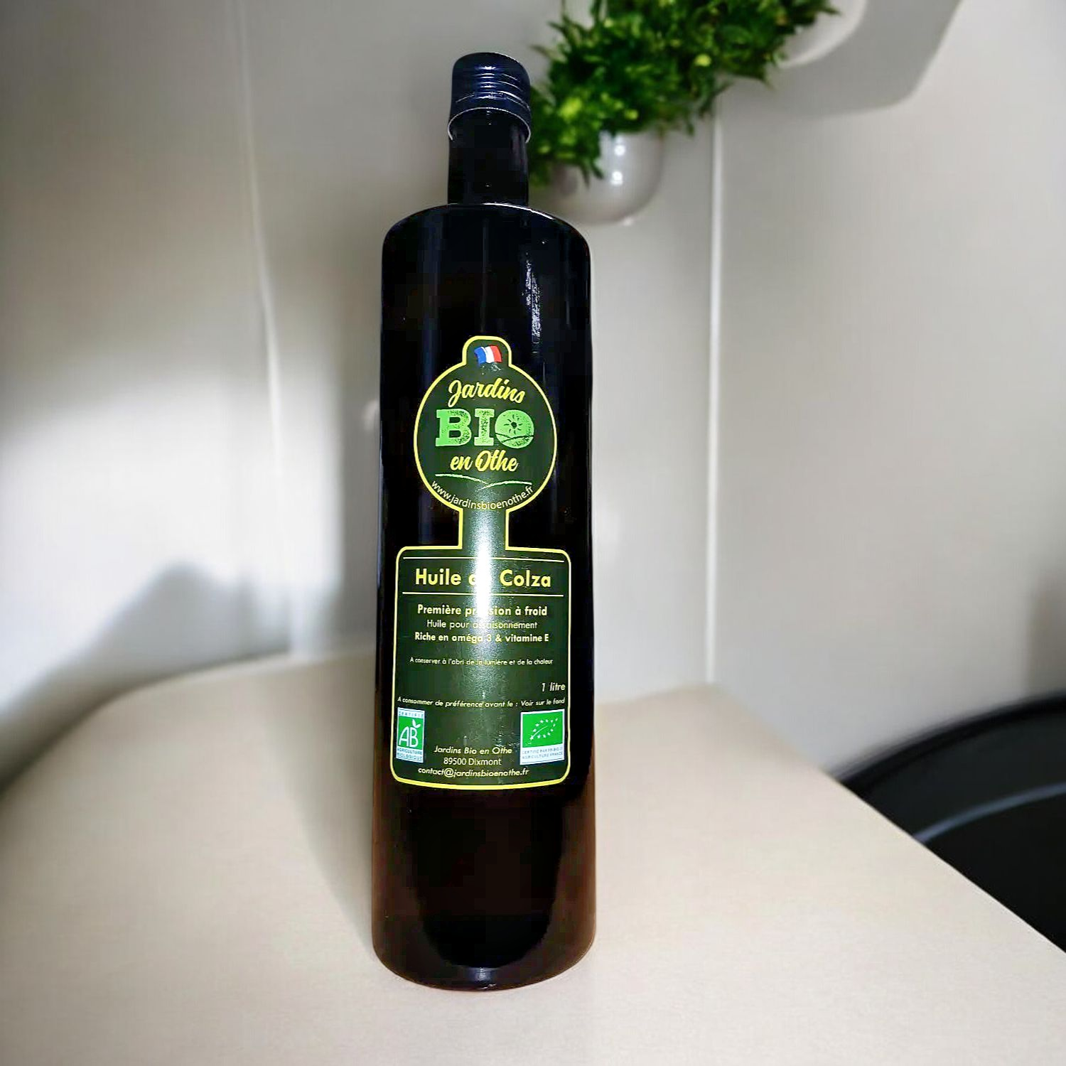Huile de Colza Bio Premium - Jardins Bio en Othe