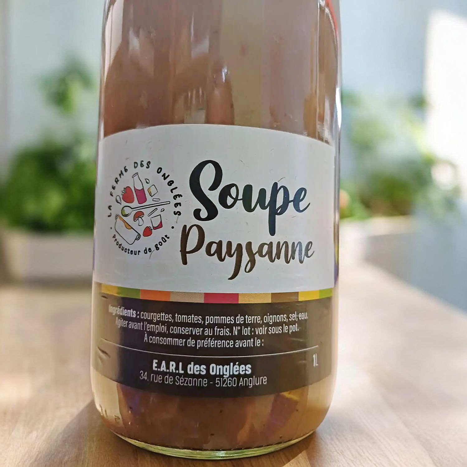 Soupe Paysanne Bio 1l - Ferme des Onglées 2