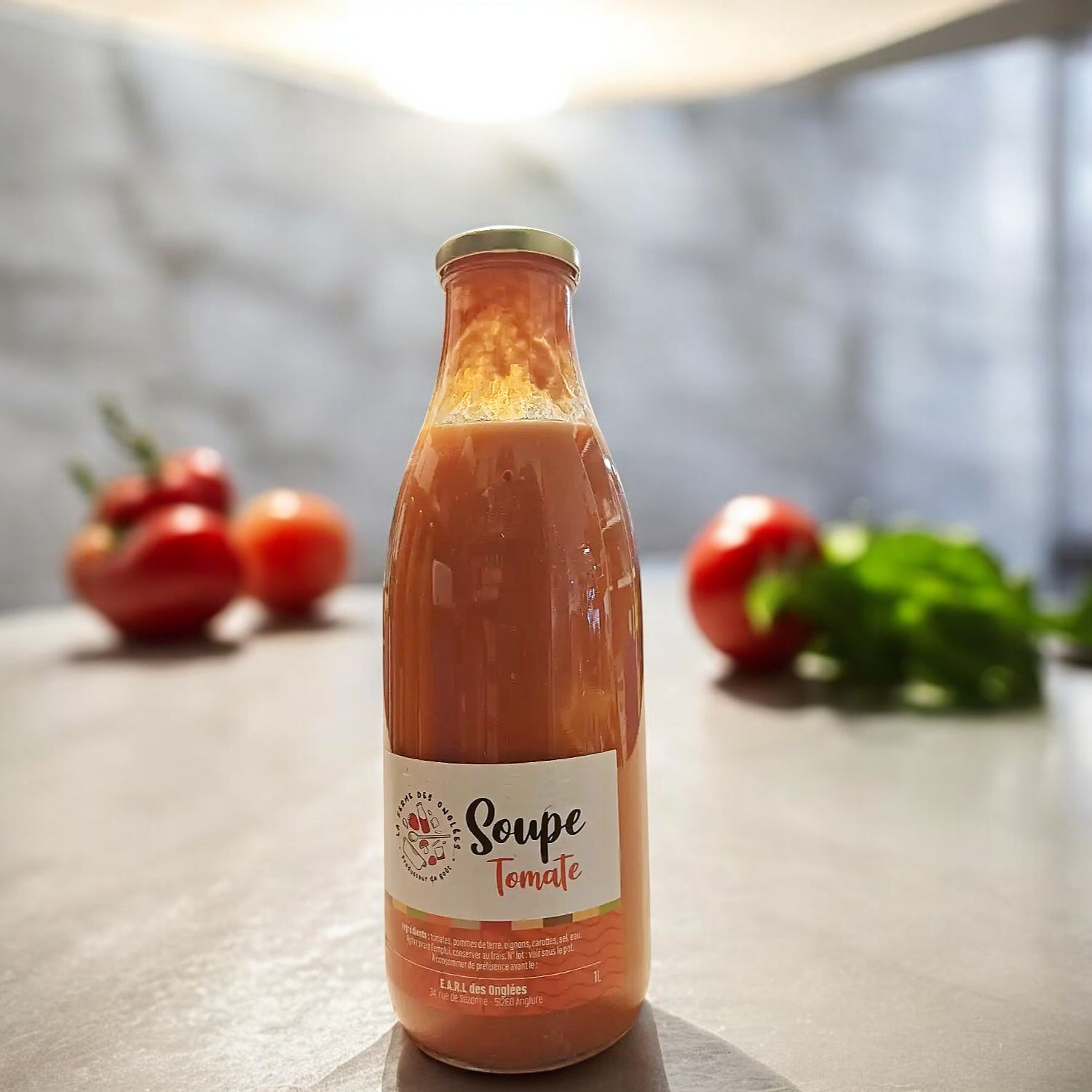 Soupe de Tomate Bio 1l - Ferme des Onglées 2