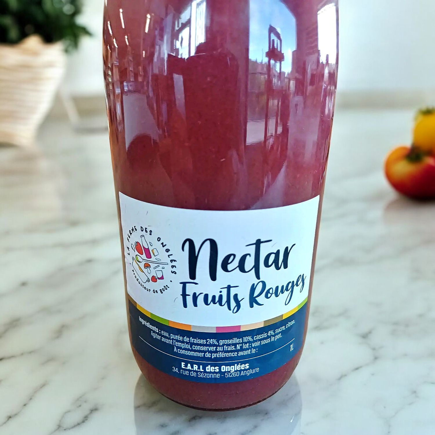 Nectar de Fruits Rouges Bio 1l - Ferme des onglées