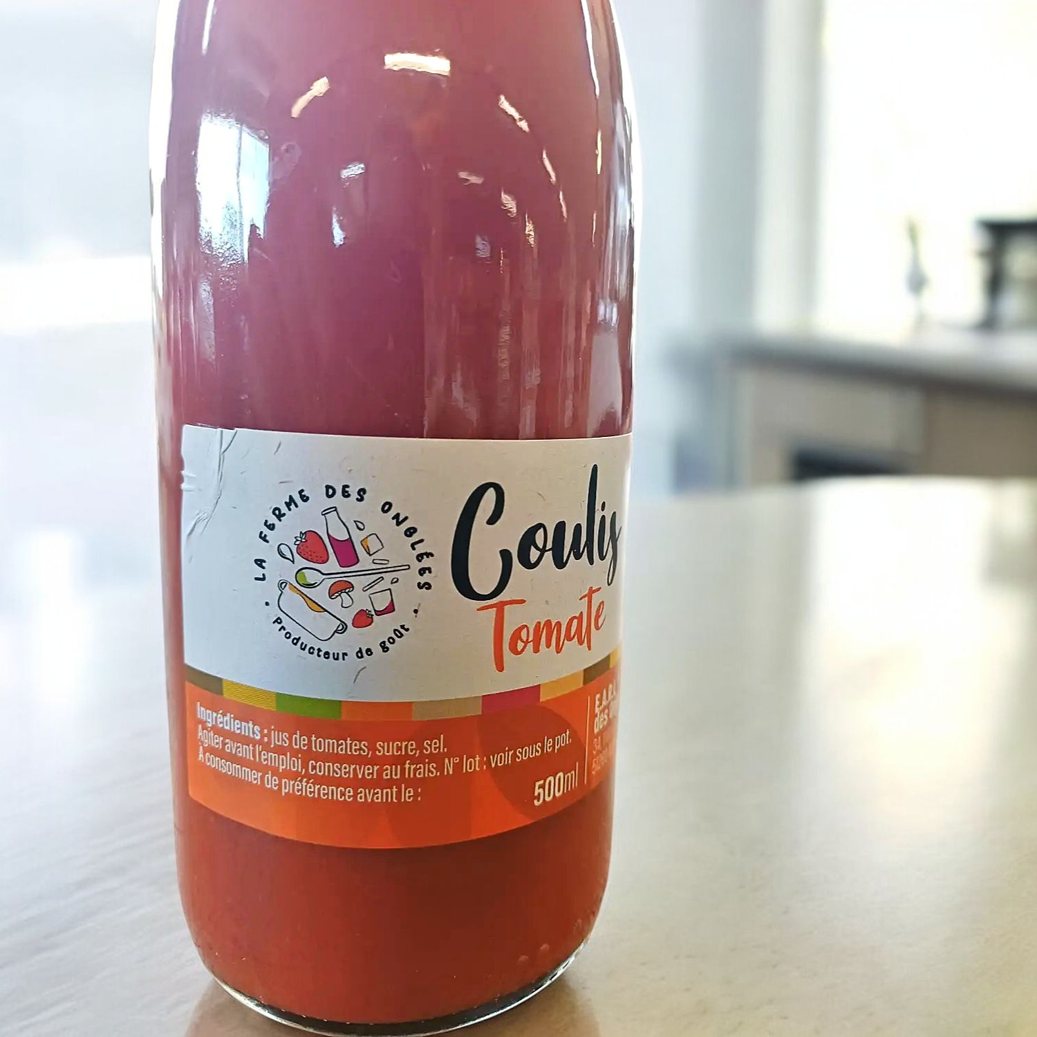 Coulis de Tomate Artisanal - Ferme des Onglées