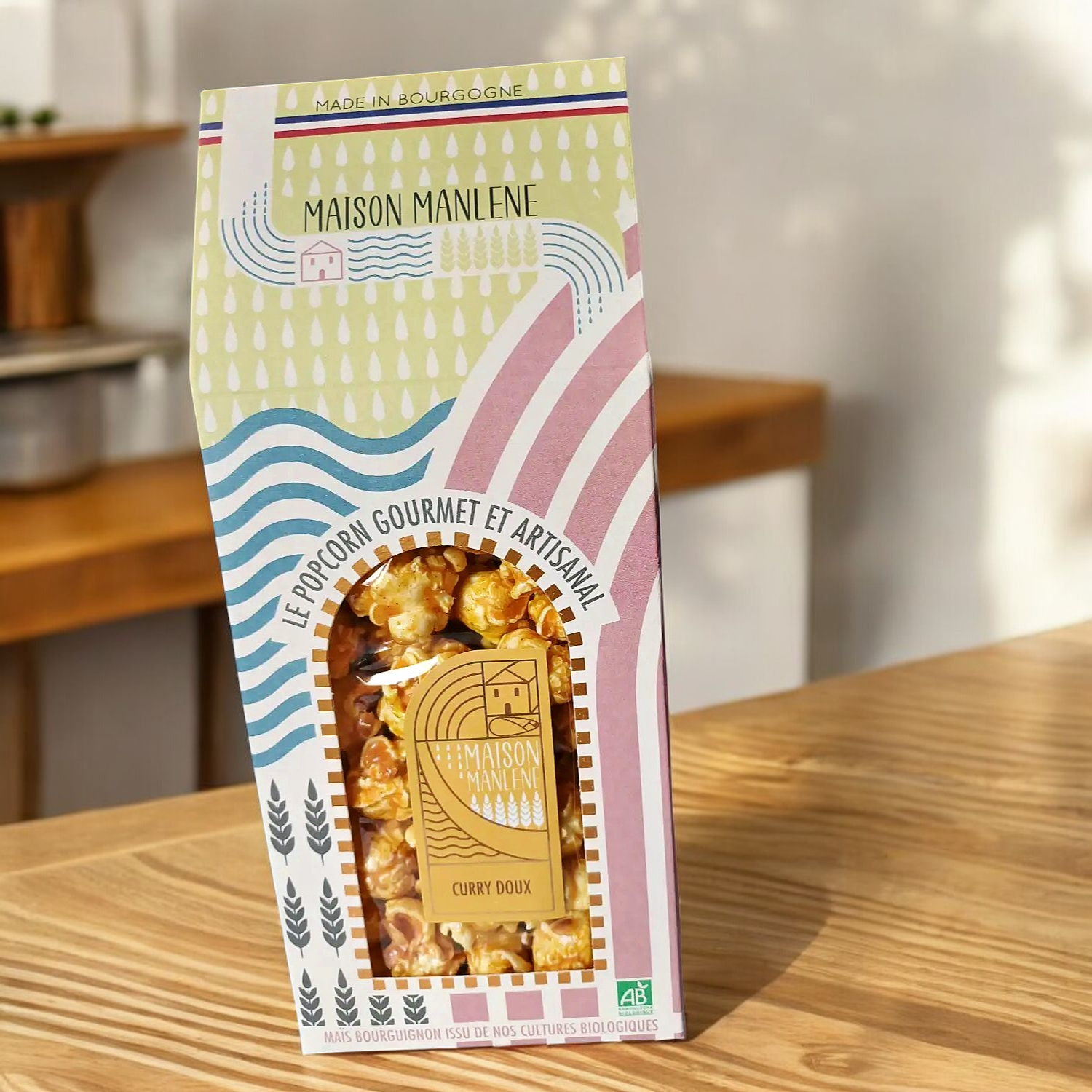 Pop-corn bio au curry 80g – La Maison-Manlène 2