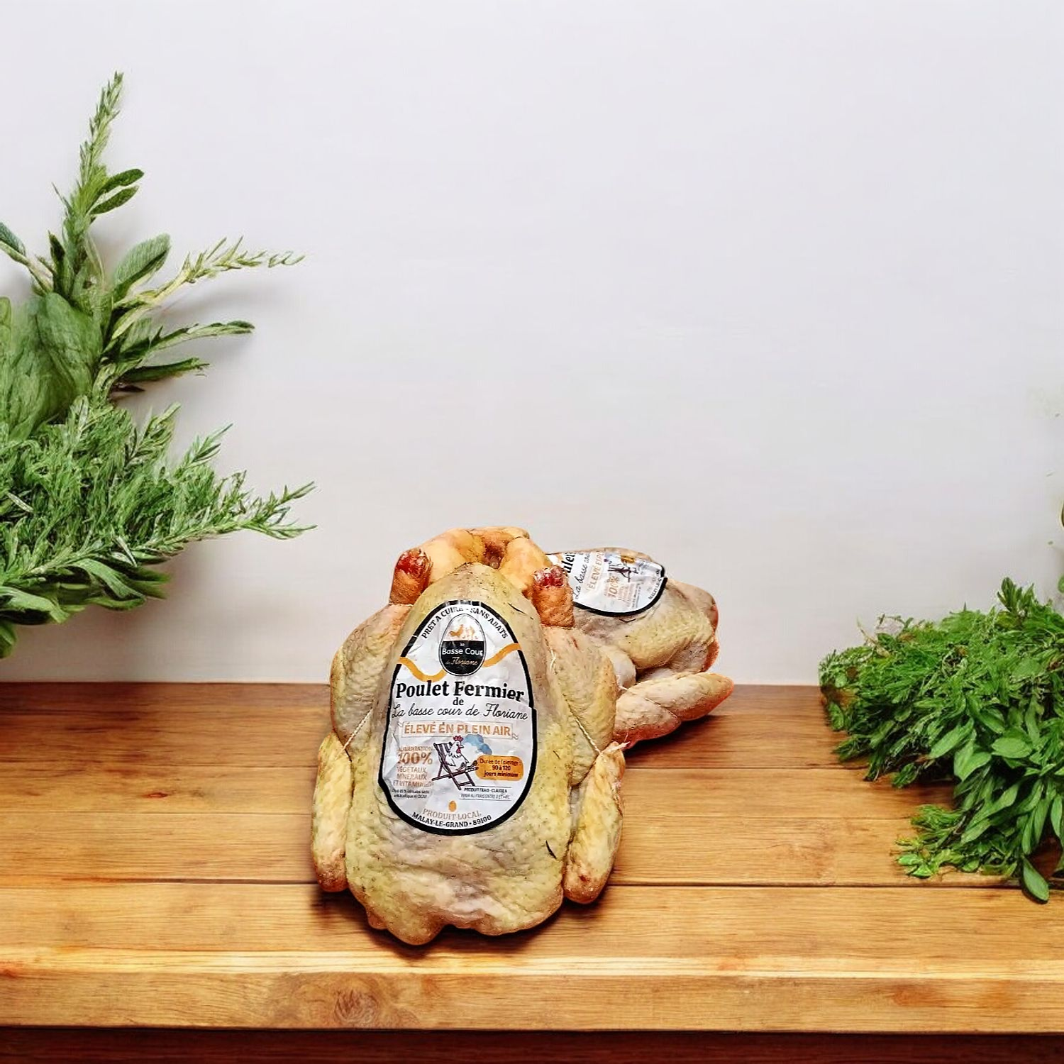 Poulet Fermier 12,35 €/kg - La Basse-Cour de Floriane