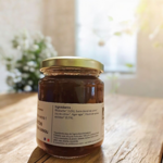 Confiture Bio Rhubarbe aux Fleurs de Sureau 230g - La Jovinienne 1