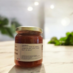 Confiture Bio Rhubarbe aux Fleurs de Sureau 230g - La Jovinienne 1