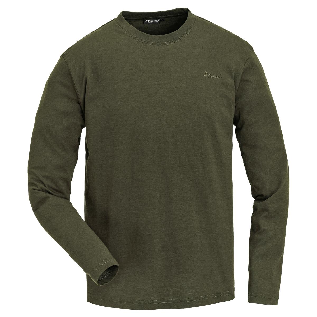 7447-100-01-Pinewood-T-Shirt-Long-Sleeve-2-pack-Green-zoom