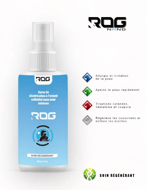 Spray pansement Nano Animal Argent Colloïdal