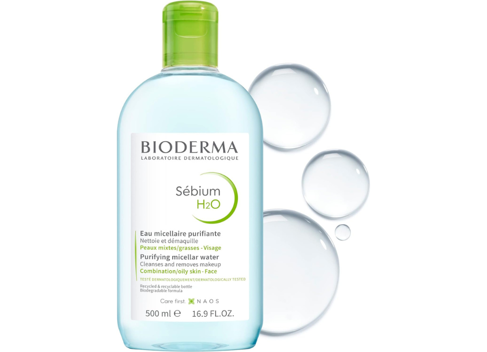 Bioderma Eau micellaire - Biod Sébium H2O 500 Ml - Sans parfum - 500 ml