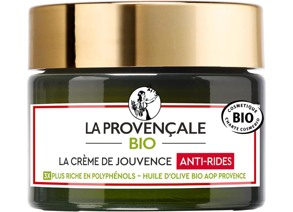 La Provençale – La Crème de Jouvence Anti-Rides – Soin Visage Certifié Bio – Huile d’Olive Bio AOC Provence – 50 ml
