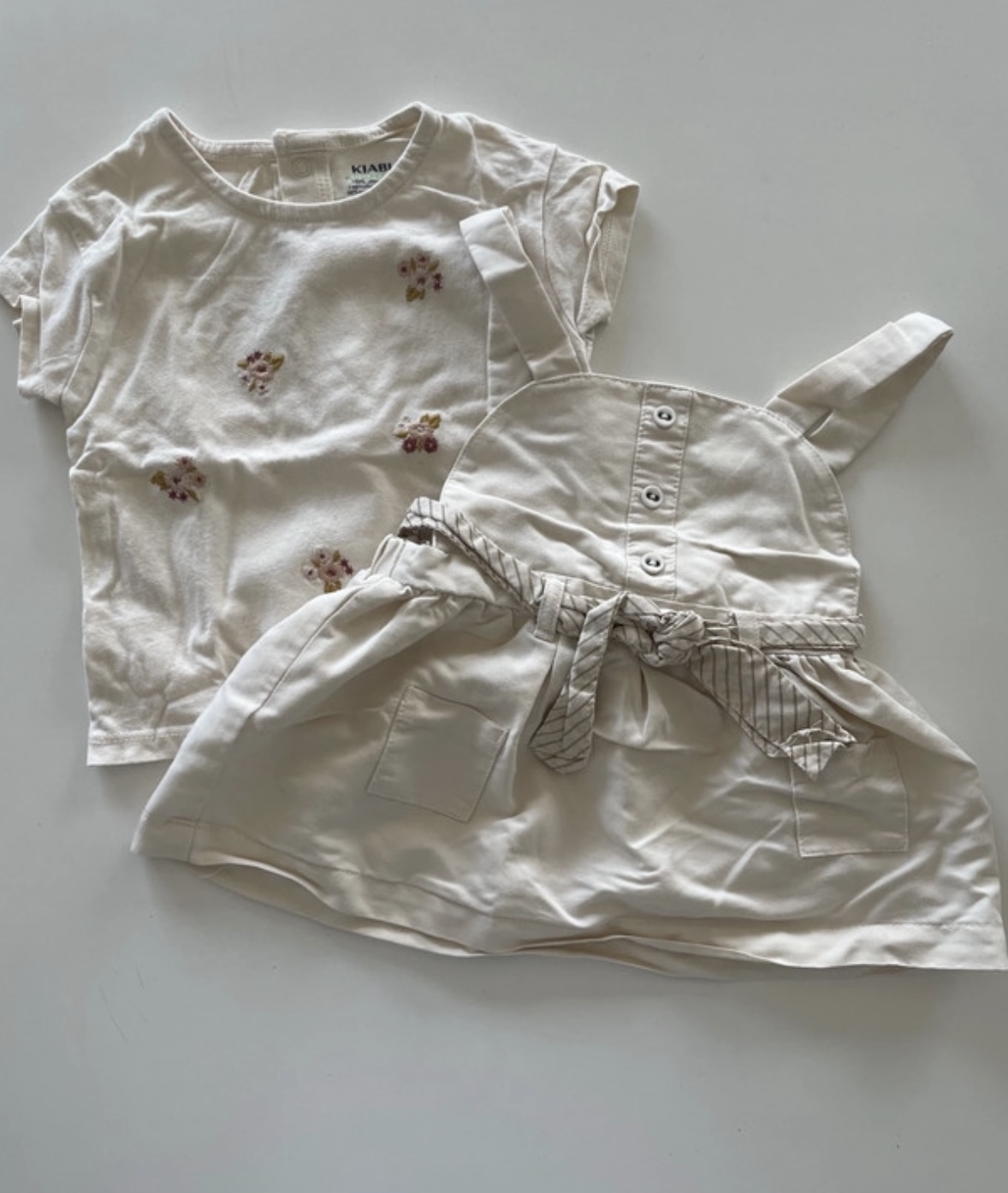 Ensemble beige, Kiabi, 6 mois