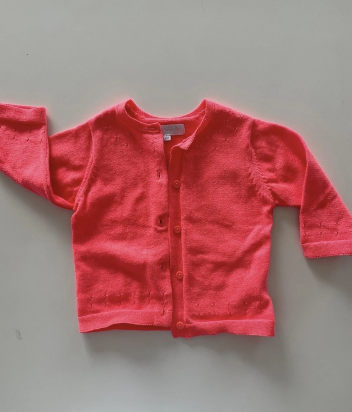 Gilet Rose Fluo, Cadet Rousselle, 6 mois
