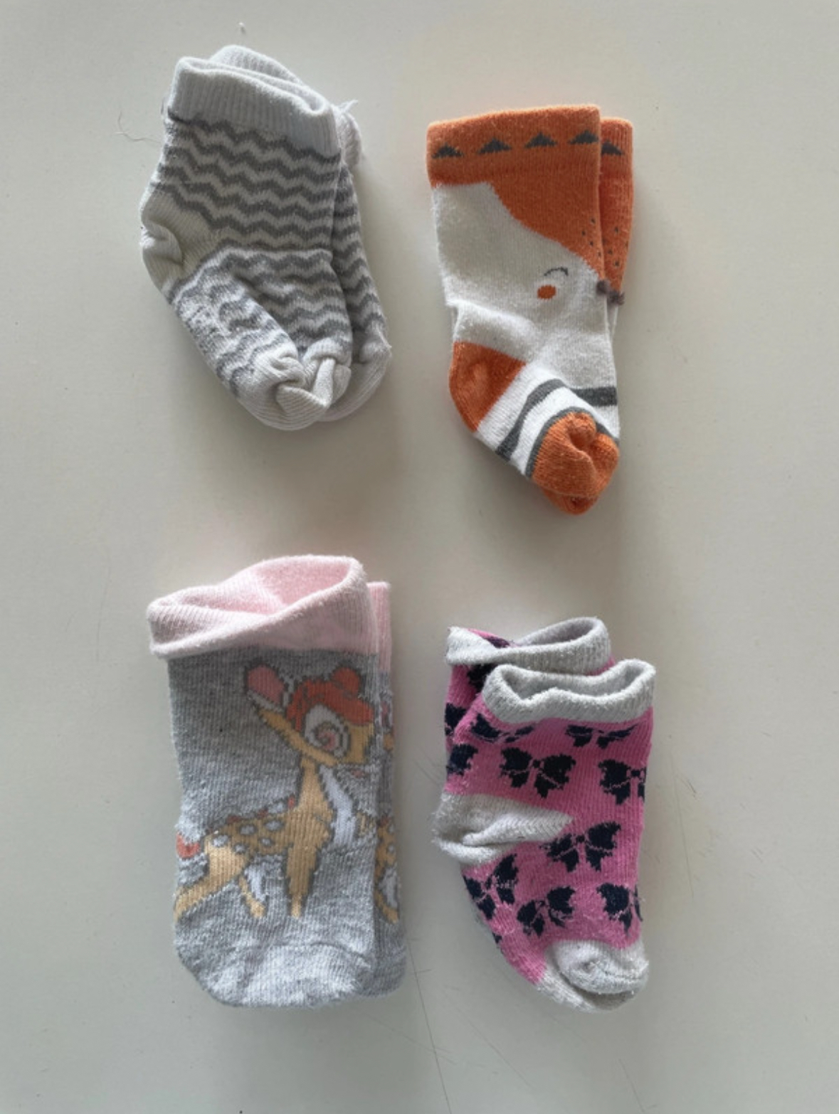 Lot de 4 paires de chaussettes, 15/16