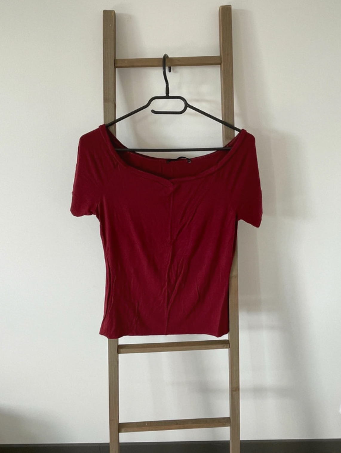 T-shirt bordeaux, Shein, 38