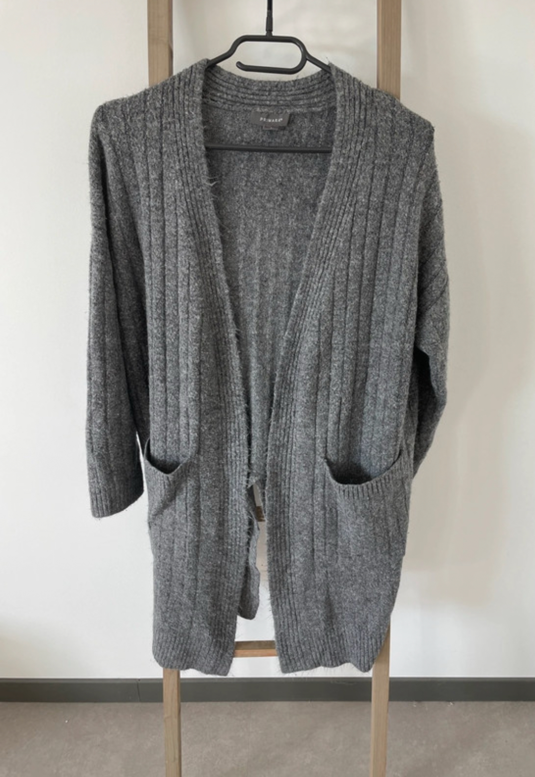 Long gilet gris, Primark, S