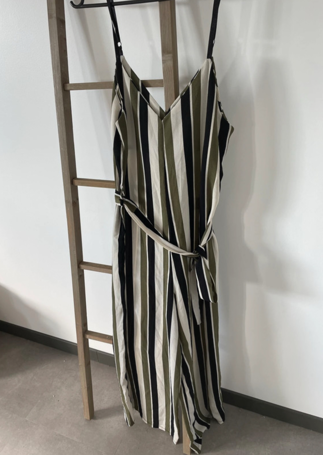 Combinaison rayée kaki, New Collection, 40