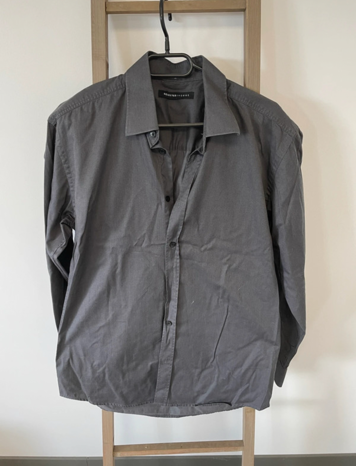Chemise gris foncé, Selected, L