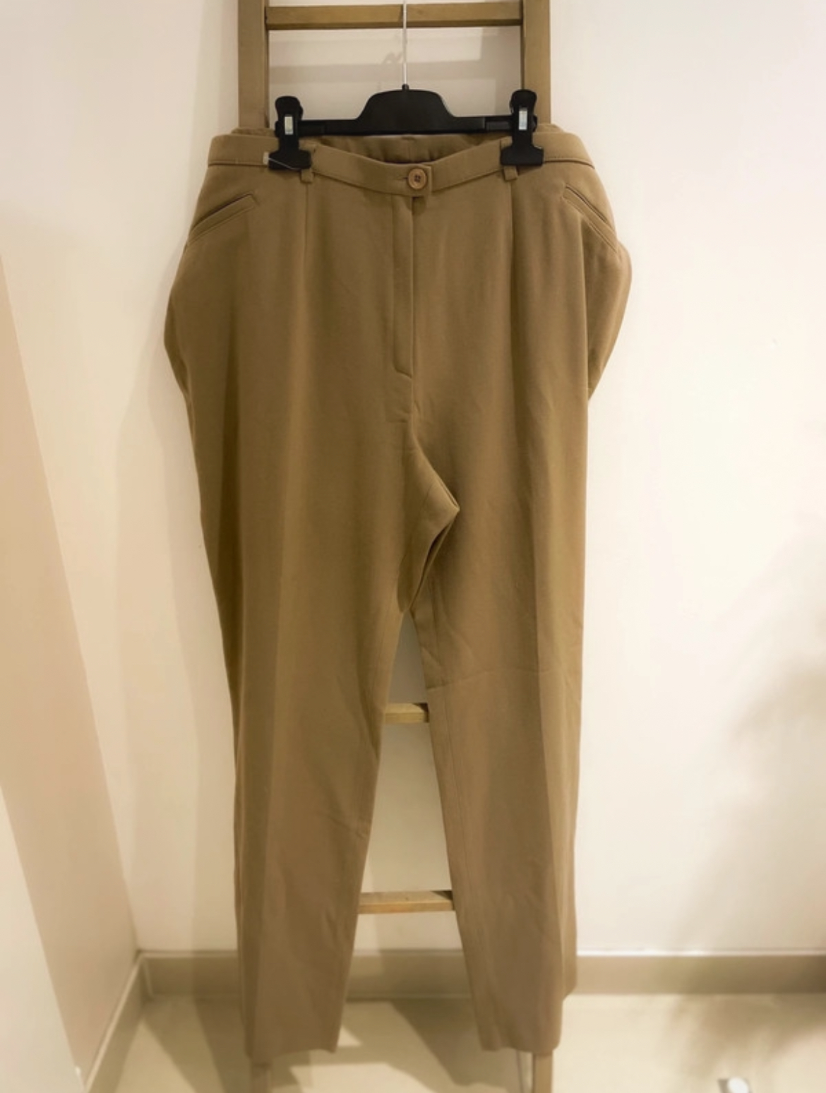 Pantalon beige Christian Marry, 52