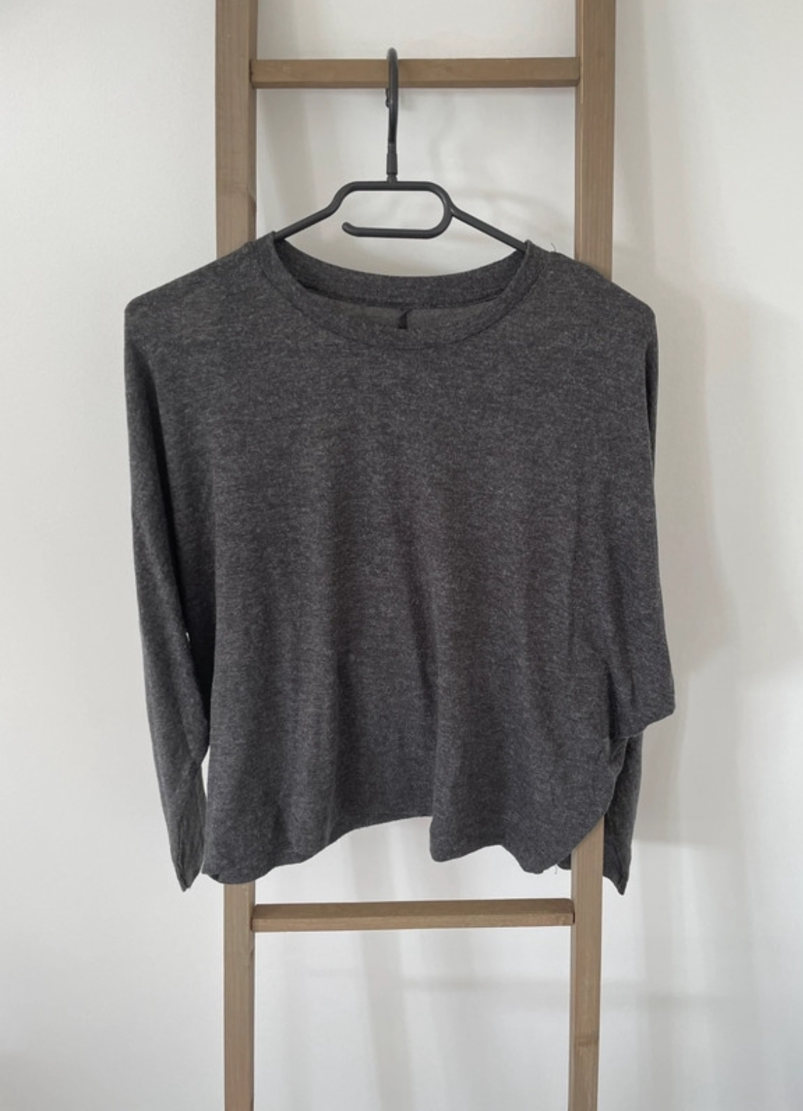 Pull gris col rond, 36