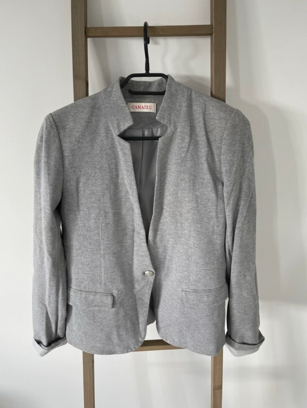 Blazer gris, Camaieu, 36