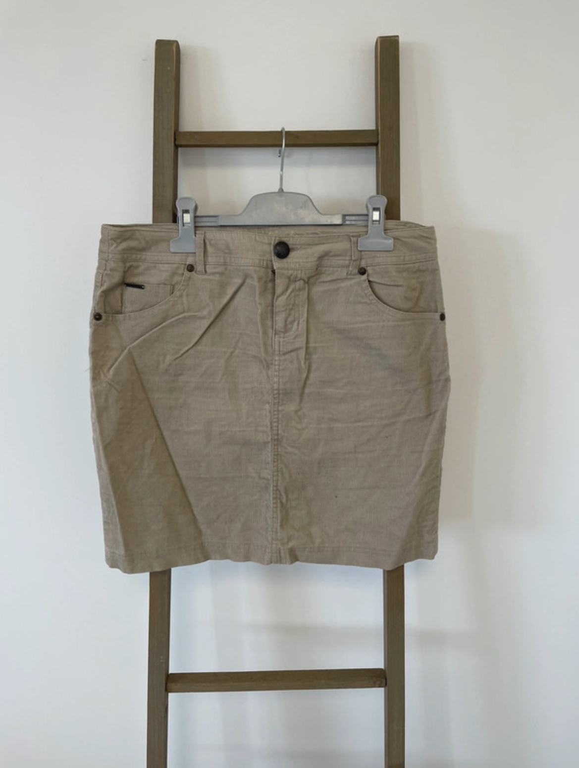 Jupe droite beige, Cache-Cache, 38