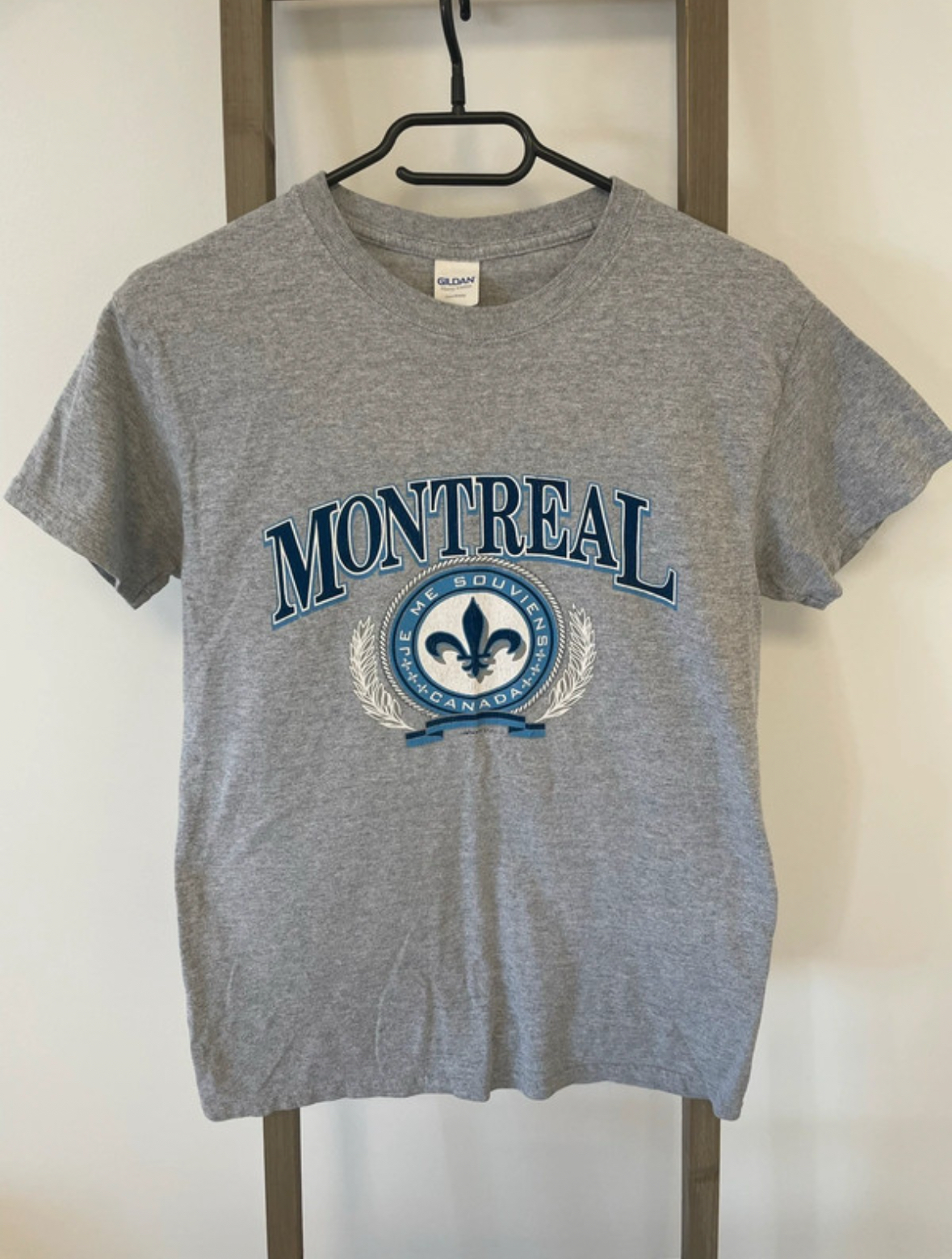 T-shirt gris Montréal, Gildan, S