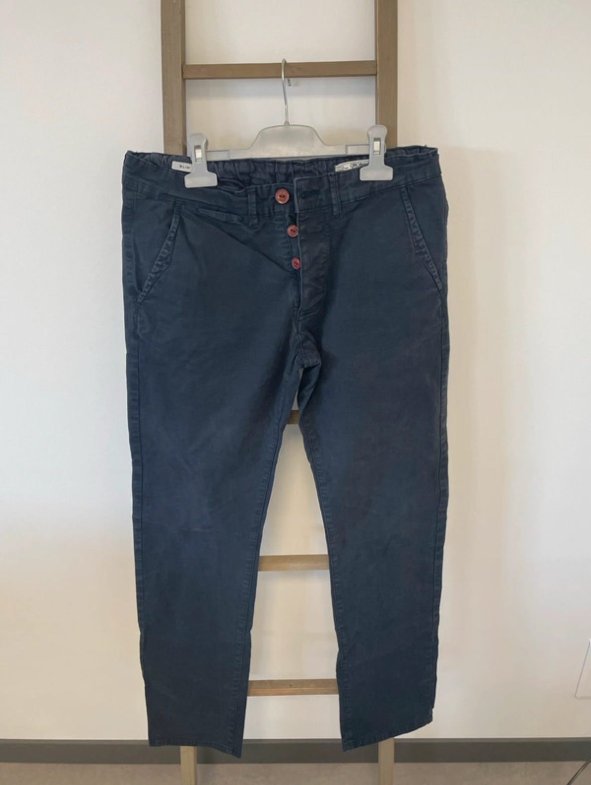 Pantalon bleu marine homme slim fit, Jack & Jones, 42