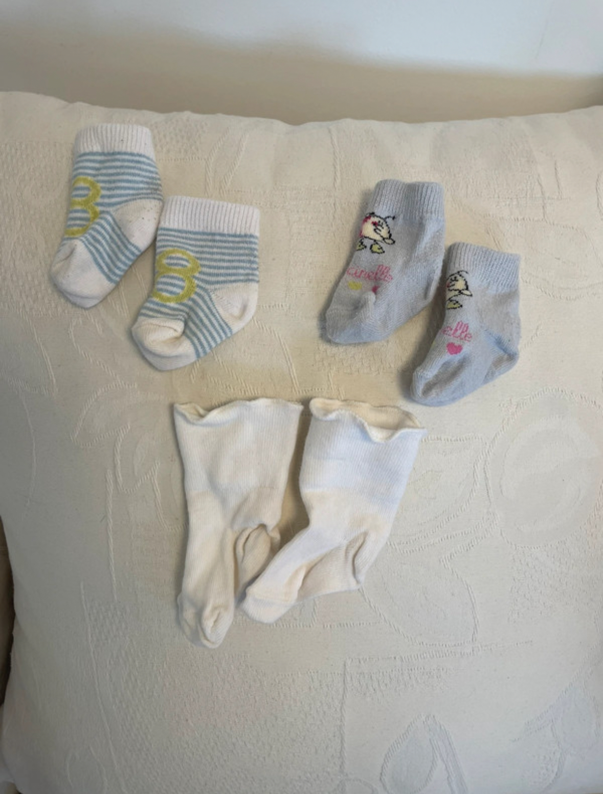 Lot de 3 paires de chaussettes, 15/16
