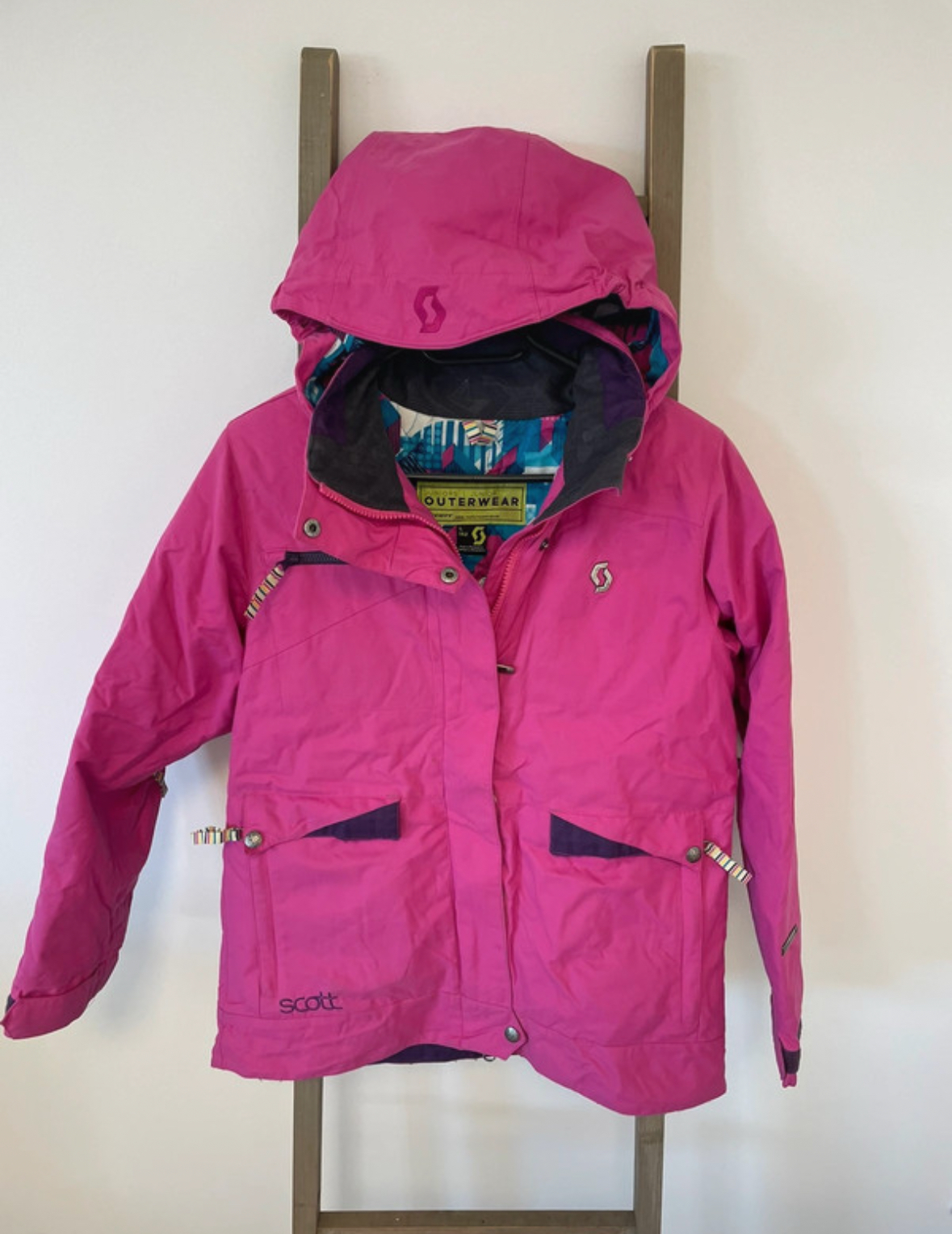 Veste de ski rose, Scott, 14 ans