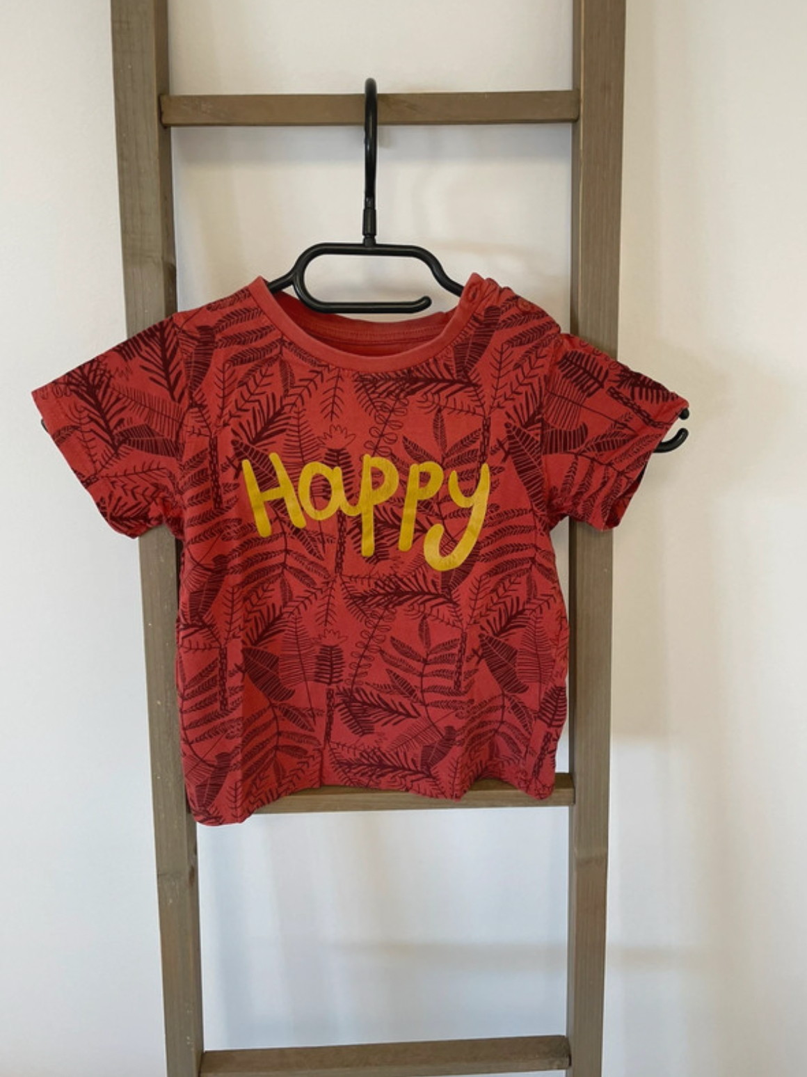 T-shirt orange happy, Gemo, 3 ans