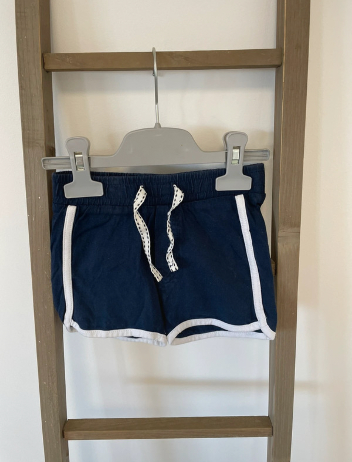 Short bleu et blanc, Z, 36 mois