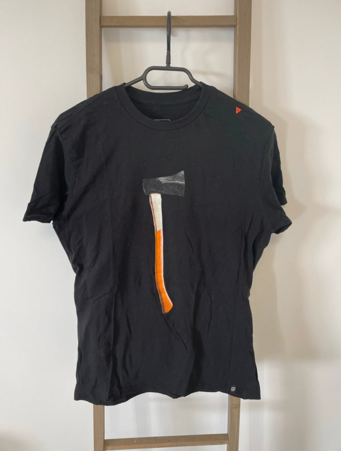 T-shirt noir hache, Rage, S