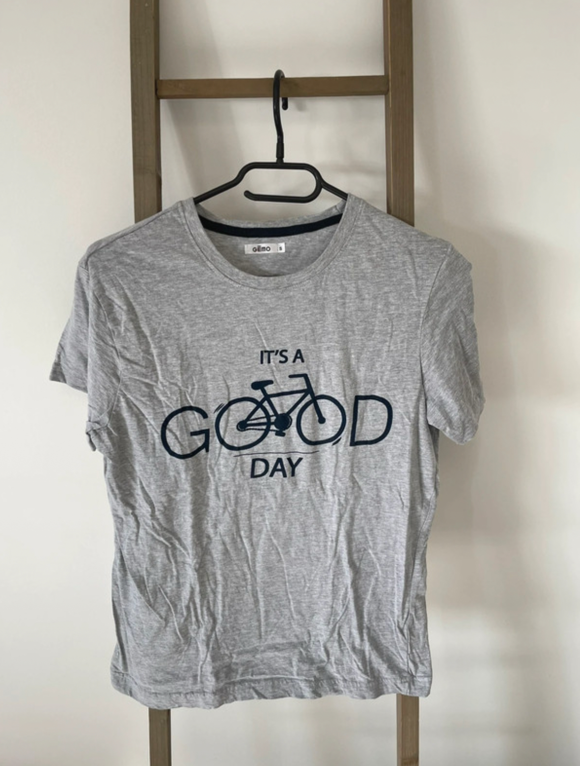 T-shirt gris good day, Gemo, S