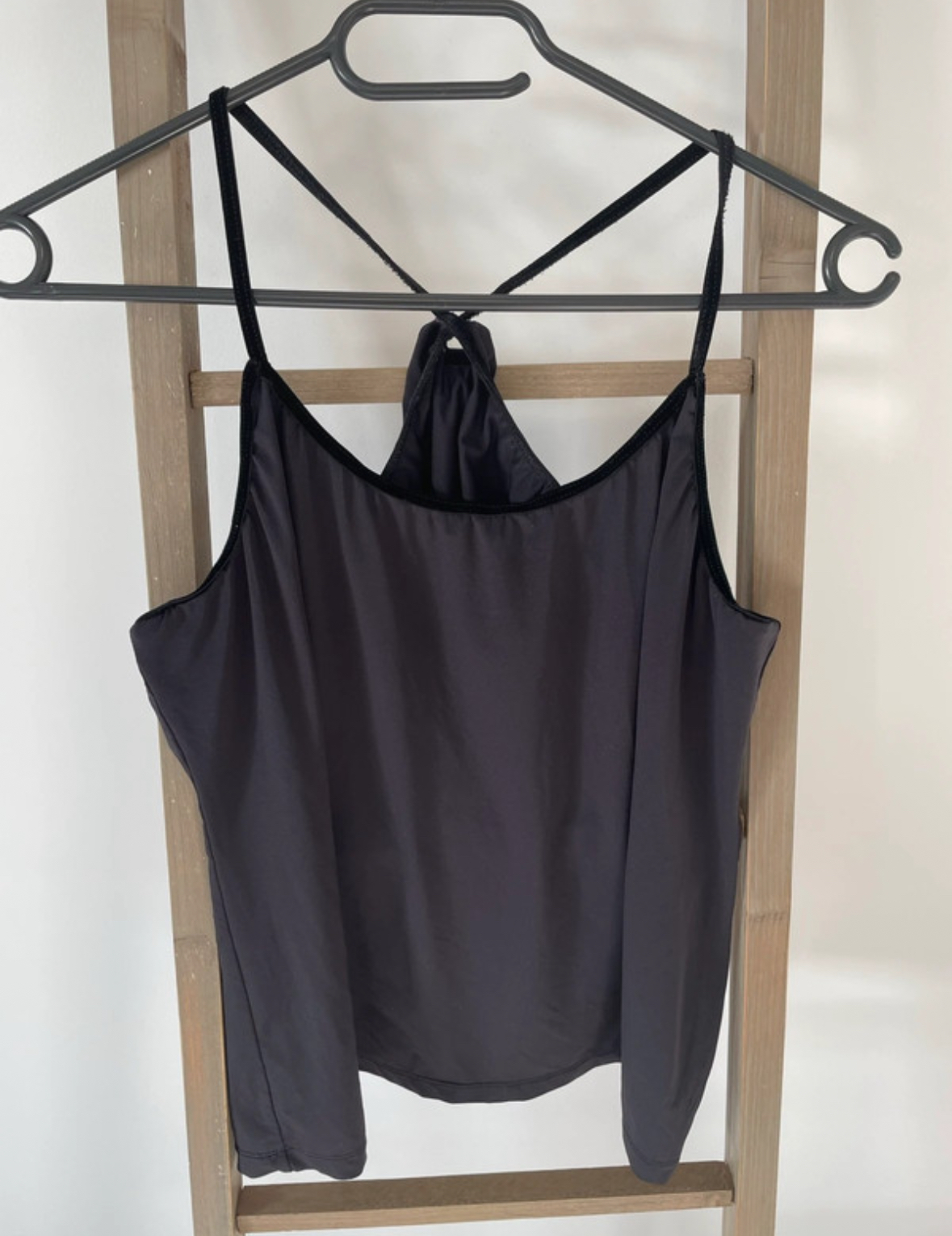 Débardeur noir à fines bretelles, Rykiel, L