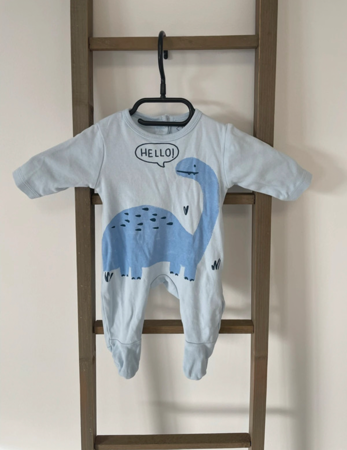 Pyjama bleu dinosaure, Tex, 1 mois