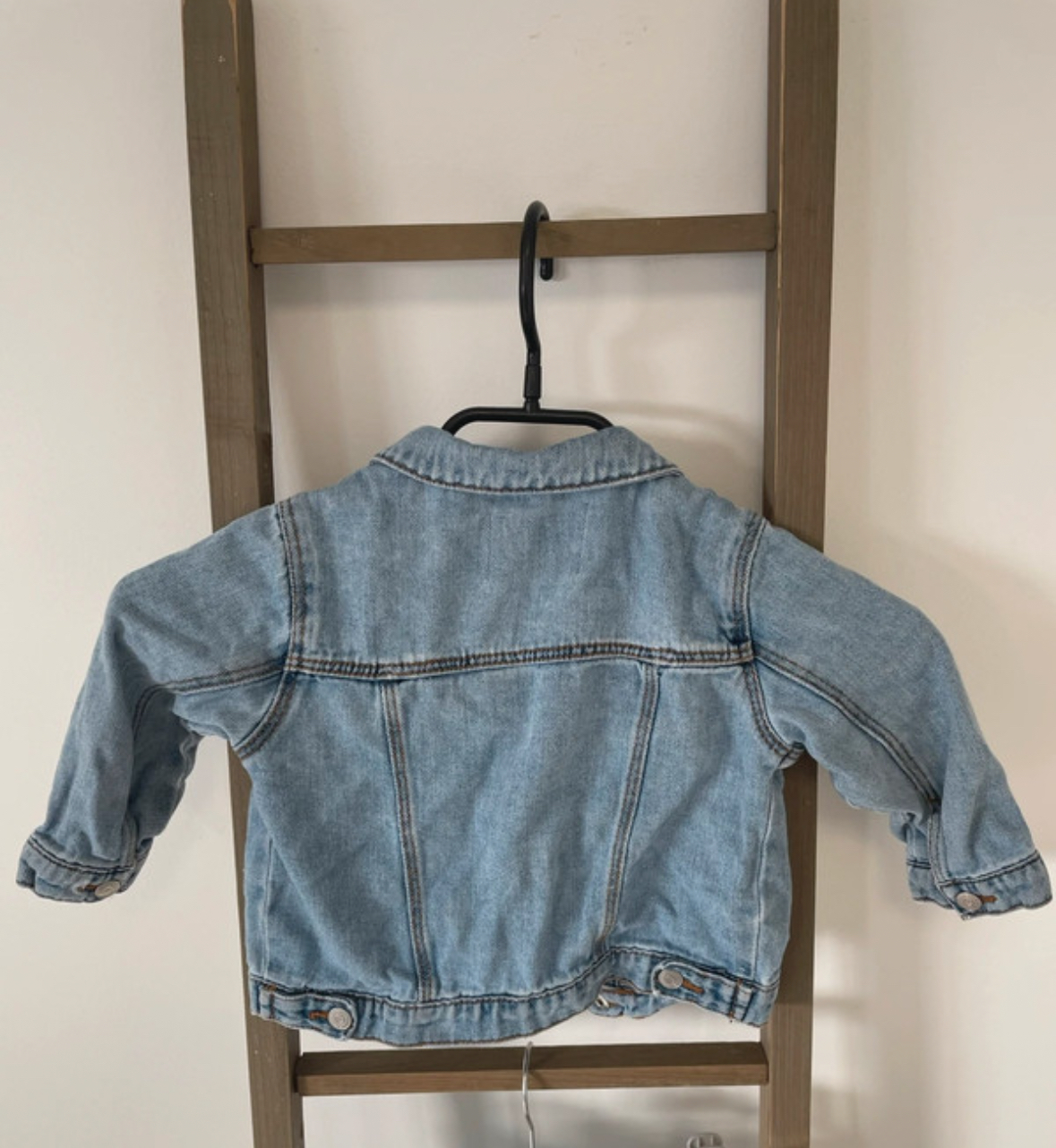 NDAC16 ENSEMBLE EN JEAN VESTE + JUPE 12 18 MOIS DOS